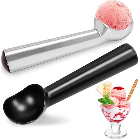Paletta per gelato in lega di alluminio, paletta a sfera per scavare, paletta per gelato, cucchiaio per gelato (1/2)