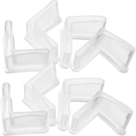 8 protège-coins pour meubles, caoutchouc, forme L, pour tables (1/5)