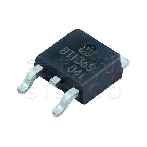 Changdian/Changjing BT136S TO-252 6A/600V Dreipol-Bidirektionaler Thyristor, elektronisches Bauteil, erhältlich in 5er-Packungen