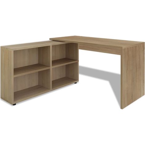 vidaXL Dining Table 140x80x75 cm Oak (1/4)