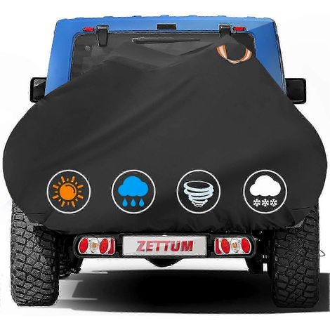 Housse imperméable pour 2 vélos - Solution de protection extérieure pour porte-bagages arrière (1/4)