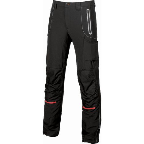 Pantalón de trabajo en tejido softshell elástico PIT - Negro 3XL - FR (54) - UE (60) (1/5)