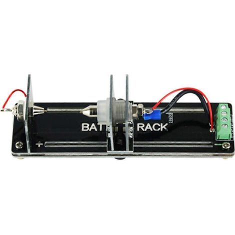 Banc de test de batterie 10 A à 4 fils 18650 : testeur de résistance interne et de capacité, support de montage, ampèremètre et voltmètre, boîtier de détection (1/5)