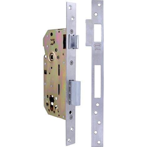 AMIG Serrure encastrée 200 BASE 50/85 Acier Chromé mat (1/3)