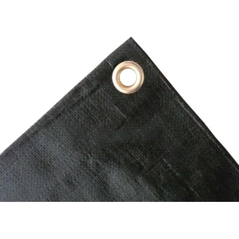 Telo impermeabile, telo di copertura 280g/m², telo occhiellato, resistente, verde 3,5 x 6 m (21m²) (1/5)