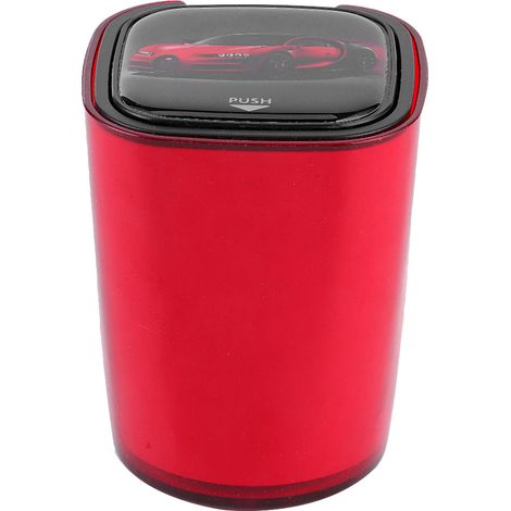Cendrier de voiture portable LED rouge, boîte à cendres double couche, porte-gobelet fume-cigare, cylindre intérieur (1/5)