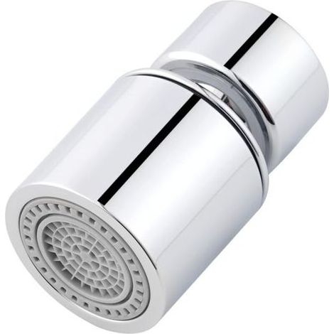 BARKBUSTERS Aérateur de robinet de cuisine 22 mm, économie d'eau, double fonction, rotation à 360 degrés avec 5 adaptateurs (1/4)