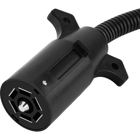 Geformter 7-poliger Flachstecker für Anhänger, 2 Meter langes Kabel für Wohnmobil-Anhängerkupplung und Anhängevorrichtung (1/5)