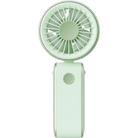 Mini ventilateur USB 3 vitesses – Autonomie 1-3h, silencieux – Main ou suspension – Vert (1/5)