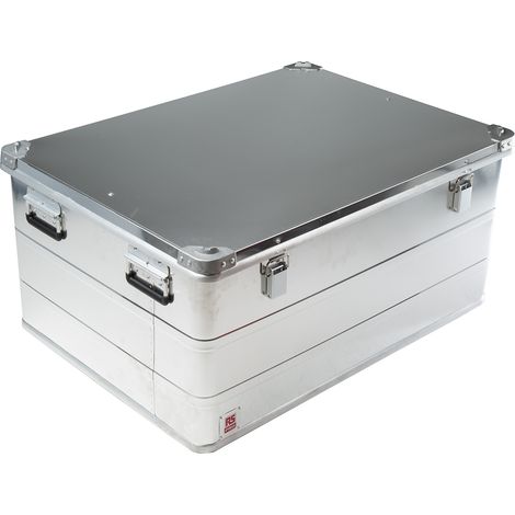 Malette de transport RS PRO en Aluminium, Dimensions externes 480 x 930 x 675mm , étanche ( Prix pour 1 ) (1/3)