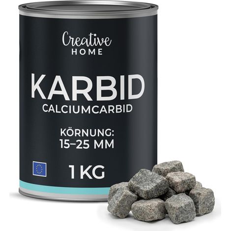 Creative Home Karbid 1kg Reines Calciumcarbid für Garten und technische Anwendungen