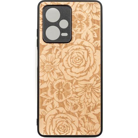 Bewood Redmi Note 12 Pro Plus 5G Custodia in legno ROSE ANIEGRE (1/2)