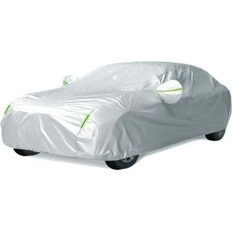 Bâche pour Voiture 490x180x150cm Argent housse de voiture exterieur Housse de Protection Voiture Bâche Protection contre la poussière la neige le soleil et le froid bache voiture XL (1/5)