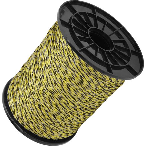 Fil de clôture électrique à forte conductivité électrique, facilement réutilisable, corde électrique en acier inoxydable pour animaux de ferme (1/5)