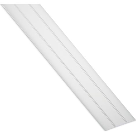 15er Pack - Übergangsprofil Cross 1000 x 37 x 2,5 mm selbstklebend aus Aluminium silber eloxiert