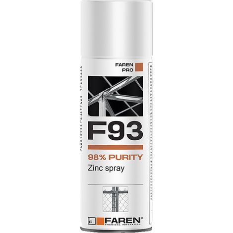 Smalto Spray Zinco 98% Faren F93 12 Pezzi 400 ml