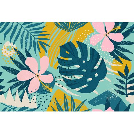Papier peint panoramique - Tropical - 130 cm x 87 cm (1/2)