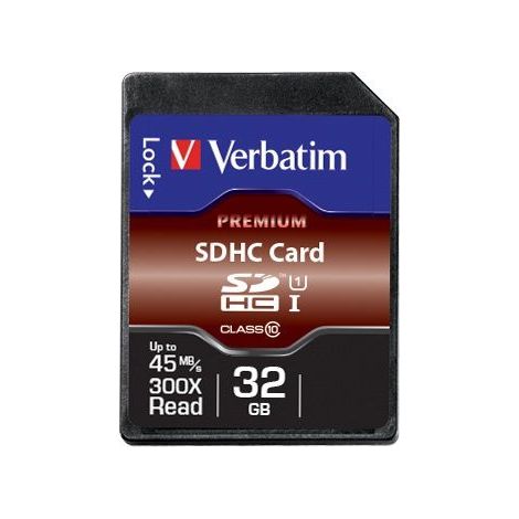 Verbatim SDHC-Card 32GB Class 10 43963