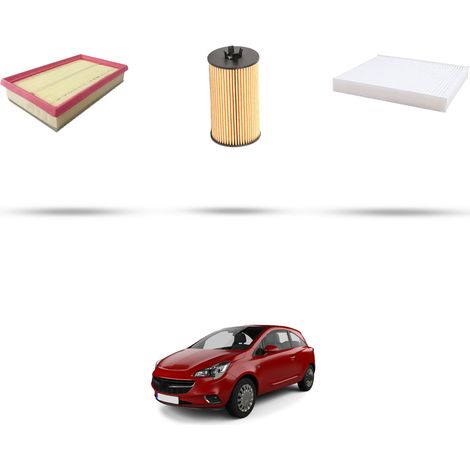Kit tagliando 3 filtri compatibile con Opel Corsa E (X15) 1.6 opc 152kw Dal 2015 (1/5)