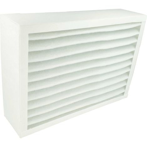 vhbw Filter G4 compatible with Zehnder Atmos Air Ventilation Device - Air filter, 35 x 25 x 9 cm, White