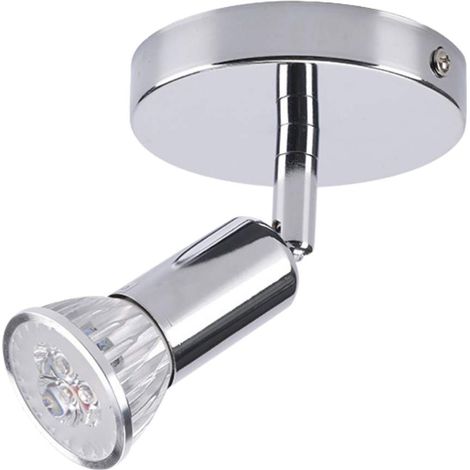 Plafonnier LED réglable à tête unique, spots montés en surface pour magasin de vêtements de chambre (sans ampoule) (1/5)
