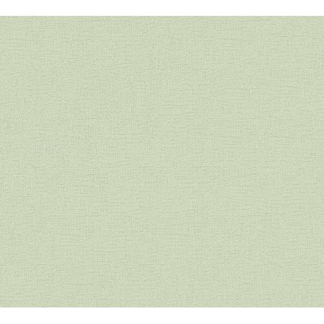 Papier peint salon moderne vert Tapisserie verte idéale pour chambre adulte et bureau Papier peint uni intissé lavable (1/5)