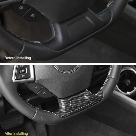 Suitable for the lower steering wheel trim of Chevrolet Camaro 17+ (1/5)