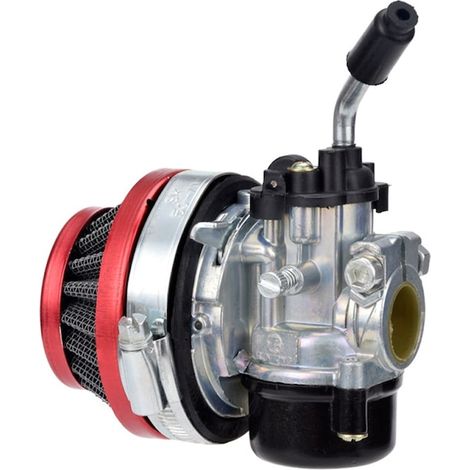 Carburateur moto 47cc 49cc multicolore, carburateur universel pour scooter cyclomoteur, pièce de rechange compatible avec moteur 2 temps, kit carburateur avec gicleur