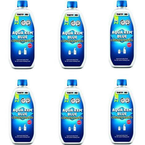 Pack THETFORD 6x Aqua-Kem Concentré Bleu Pour Toilette Portable Camping (1/2)