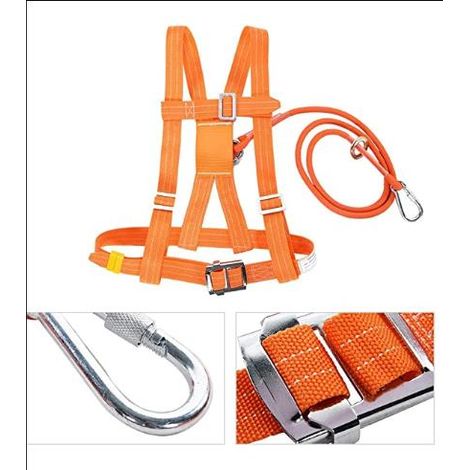 Kits de Harnais de Sécurité, Harnais Antichute de Sécurité, Harnais Réglable en Hauteur à 6 Stypes pour Ceinture, Ceinture de Sécurité, Corde de Sauvetage, Travail Aérien MNS (1/4)