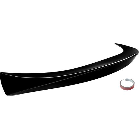 Spoiler trasero, fácil instalación, aerodinámica mejorada, negro brillante. (1/2)