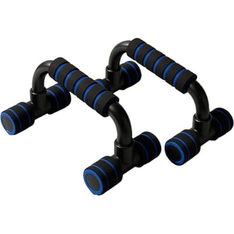 Push Up Handles - 1 Pair - Non Slip Base - Ergonomic Foam Grip - For Calisthenics Home Workout - Wrist Friendly Design - PVC Construction (1/3)