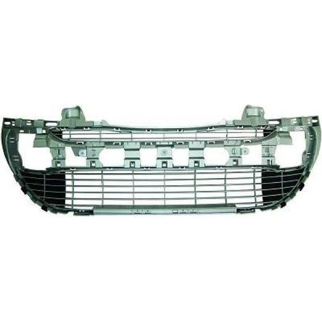 Grille de pare-choc avant centrale grise Peugeot 308 1 phase 1 2007-2011