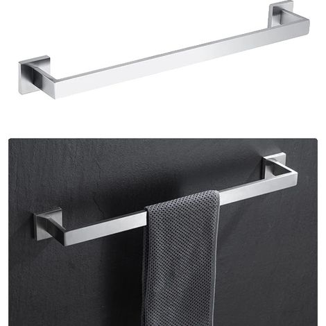 Set di accessori per il bagno, staffe a muro, struttura in metallo resistente, 001FW (1/2)