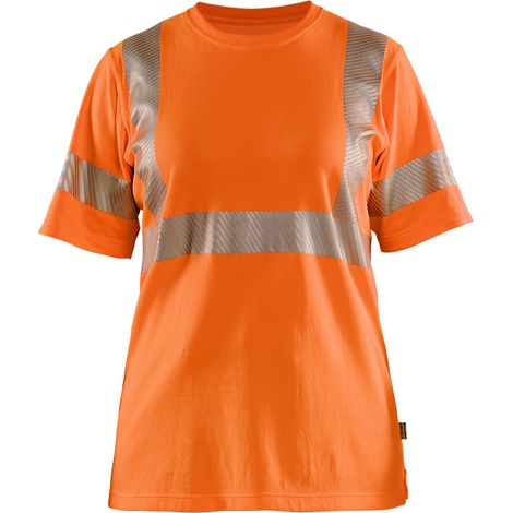 T-shirt de travail haute visibilité femme 3502 - Orange S