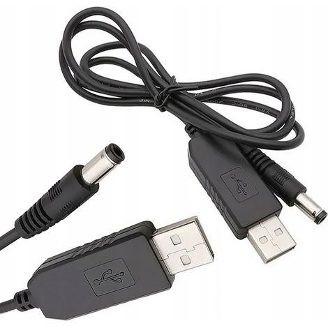 Convertitore USB Spina CC 5,5x2,1mm 5V-9V Step Up