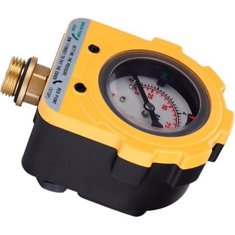 Pressostat - Interrupteur De Contrôle De Pression Pour Pompe À Eau - 220 V - Plage 0 À 10 Bars - NPT 1/2 Pouces - 1 Pièce (1/4)