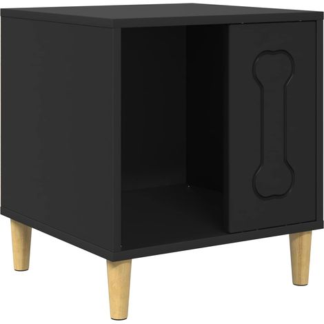 Maison Exclusive - Hundehütte Schwarz 44 x 42 x 49 cm Holzwerksto