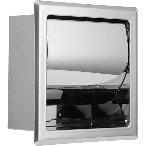 Porte-papier hyginique, porte-rouleau de papier toilette rsistant  l'usure tanche pour la cuisine pour l'htel pour la salle de bain (1/5)