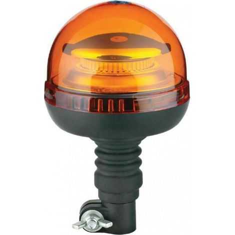 Lampeggiante girofaro a led con gambo flessibile compatto per macchine agricole (1/2)