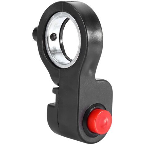 QORVA- Interrupteur de klaxon de moto, bouton de barre de poignée sûr et pratique pour les vélos