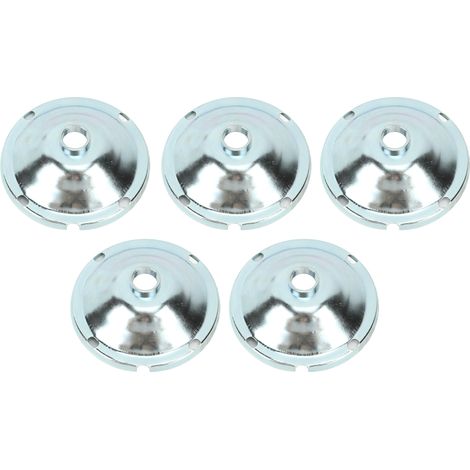 Lot de 5 abat-jour industriels en fer pour entrepôt, usine ou mine, filetage interne G1/2, 12 cm (1/5)
