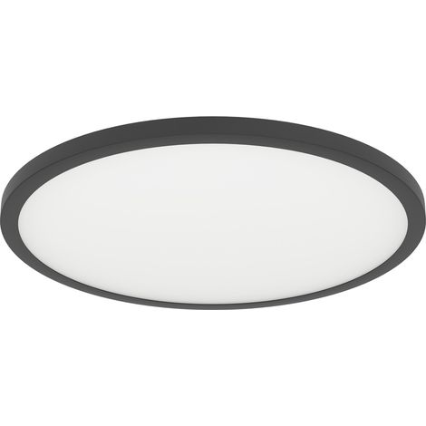 Lumière de plafond intelligente et fine Sarsina-Z Ø 45cm - noir - 900761 (1/3)