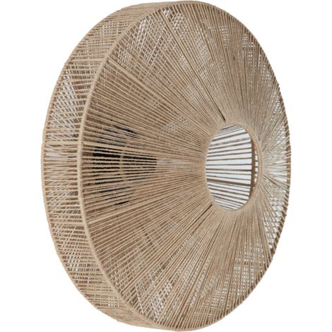 Applique murale - naturel - Lyra - jute coton - E27 - 3126284 - (1/5)