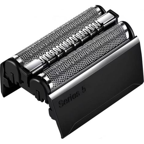 Anwendbar auf den Ersatzscherkopf der Braun-Serie für Elektrorasierer. Befestigen Sie ganz einfach Ihren neuen Scherkopf/die neue Klinge, Schwarz (52B) (1/4)