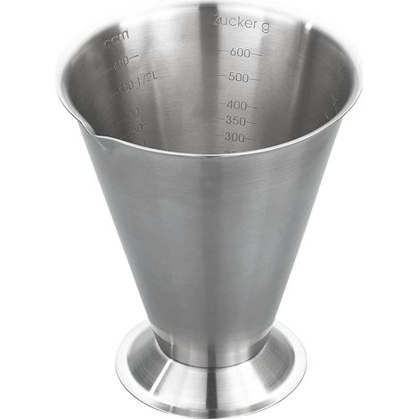 Verre doseur en Acier Inoxydable 0,75 l (1/5)