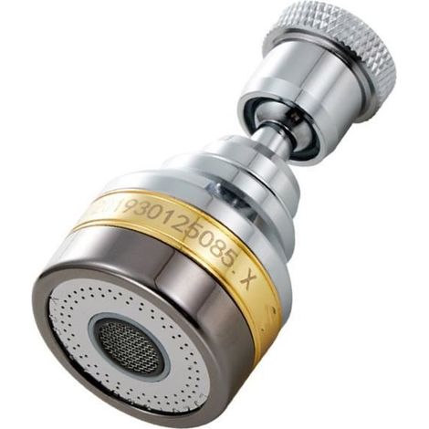 Tbest Robinet Économiseur d\'Eau Pulvérisateur 360° Cuivre Résistant à l\'éclaboussure avec Filtre pour Cuisine Salle de Bain (1/4)