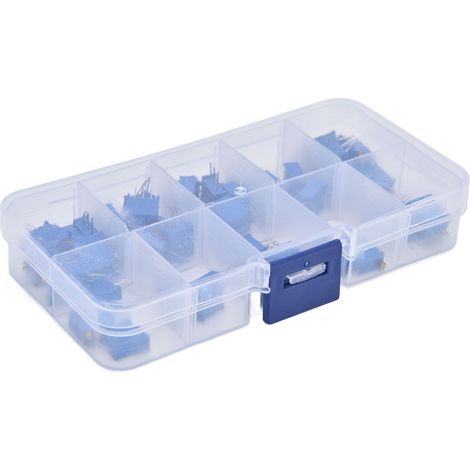 Kit de 50 potentiomètres ajustables (résistance variable 100 Ω, 100 kΩ, 315 V, 3296 W) (1/5)