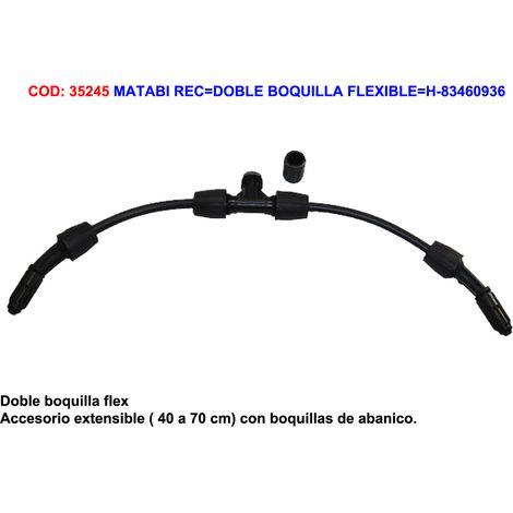 Matabi doble boquilla flexible