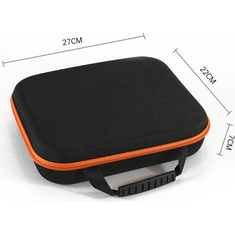 Bolsa de herramientas de tela Oxford, caja de almacenamiento portátil con asa y cremallera, gran capacidad para amoladora eléctrica, taladro, alicates, llaves inglesas y destornilladores. (1/2)